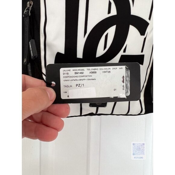 Dolce & Gabbana DG Royal King Unisex Designer Graphic Laptop Backpack - Picture 3 of 14